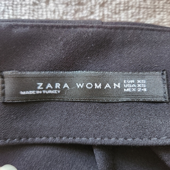 Zara Woman Elegant Black Pencil Skirt Size XS - Picture 6 of 7